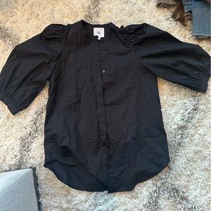 Goop G. Label Tracy Puff Sleeve button down Top